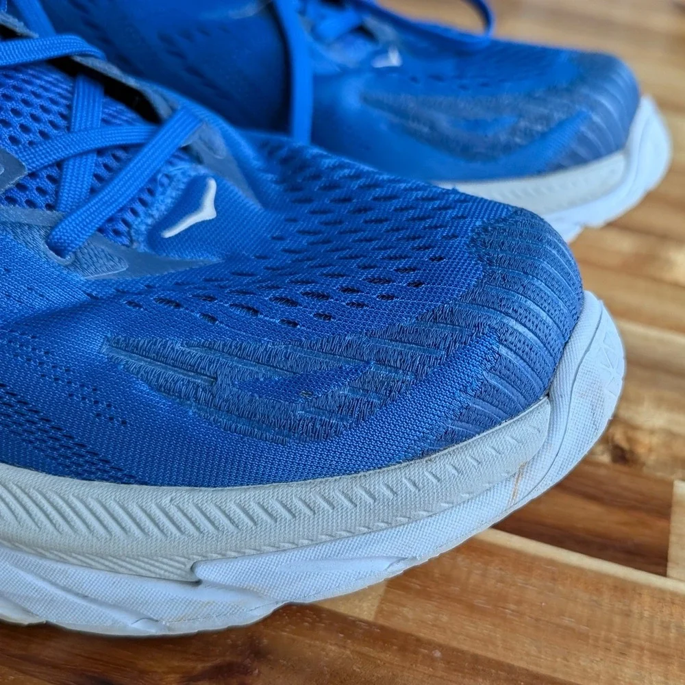 Hoka One One Clifton Mens Blue Running Shoes Sneakers Size 13